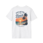 Salty Shenanigans Apparel Life's Better At The Beach T-Shirt Printify