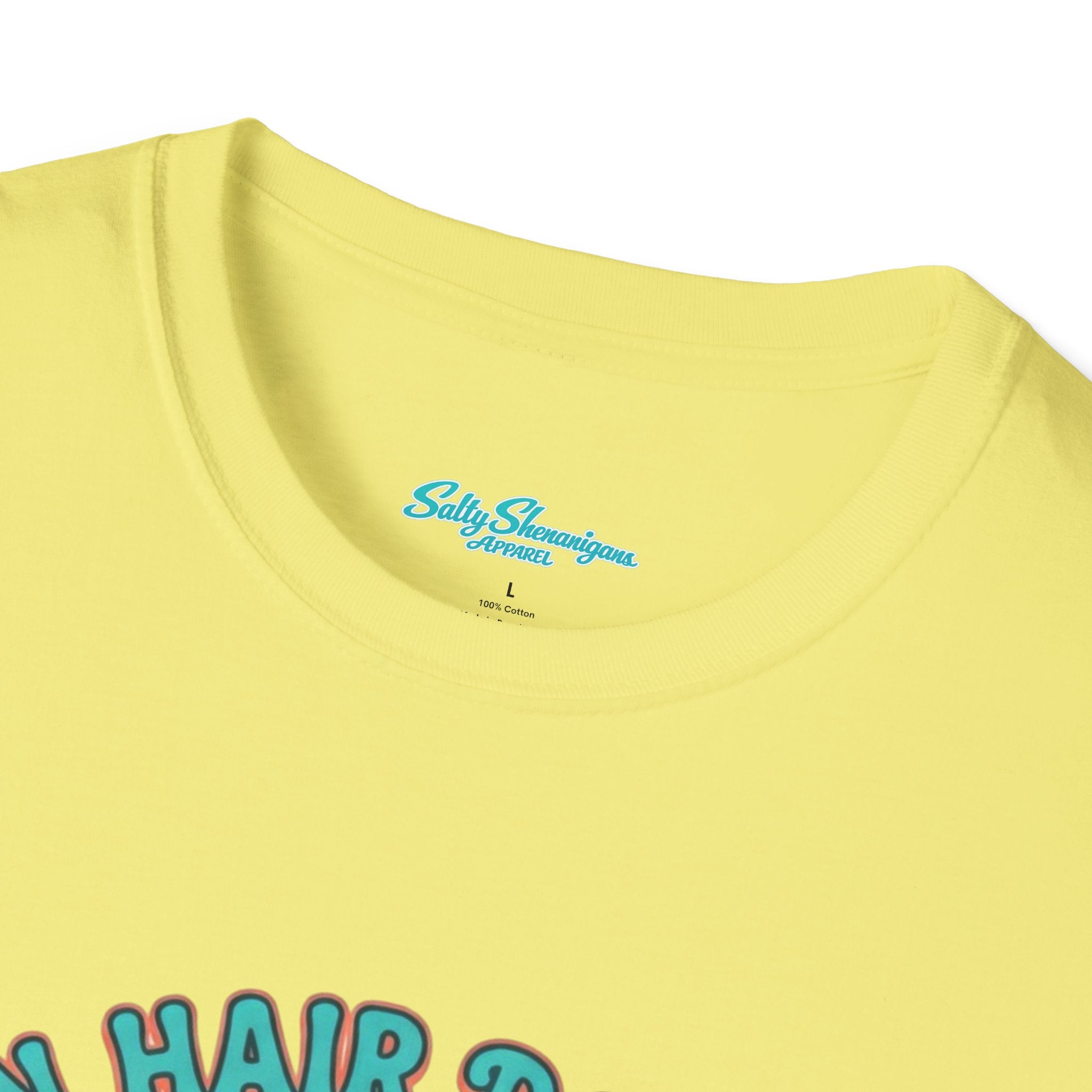 Ocean Hair Don't Care Salty Shenanigans Apparel  T-Shirt Printify