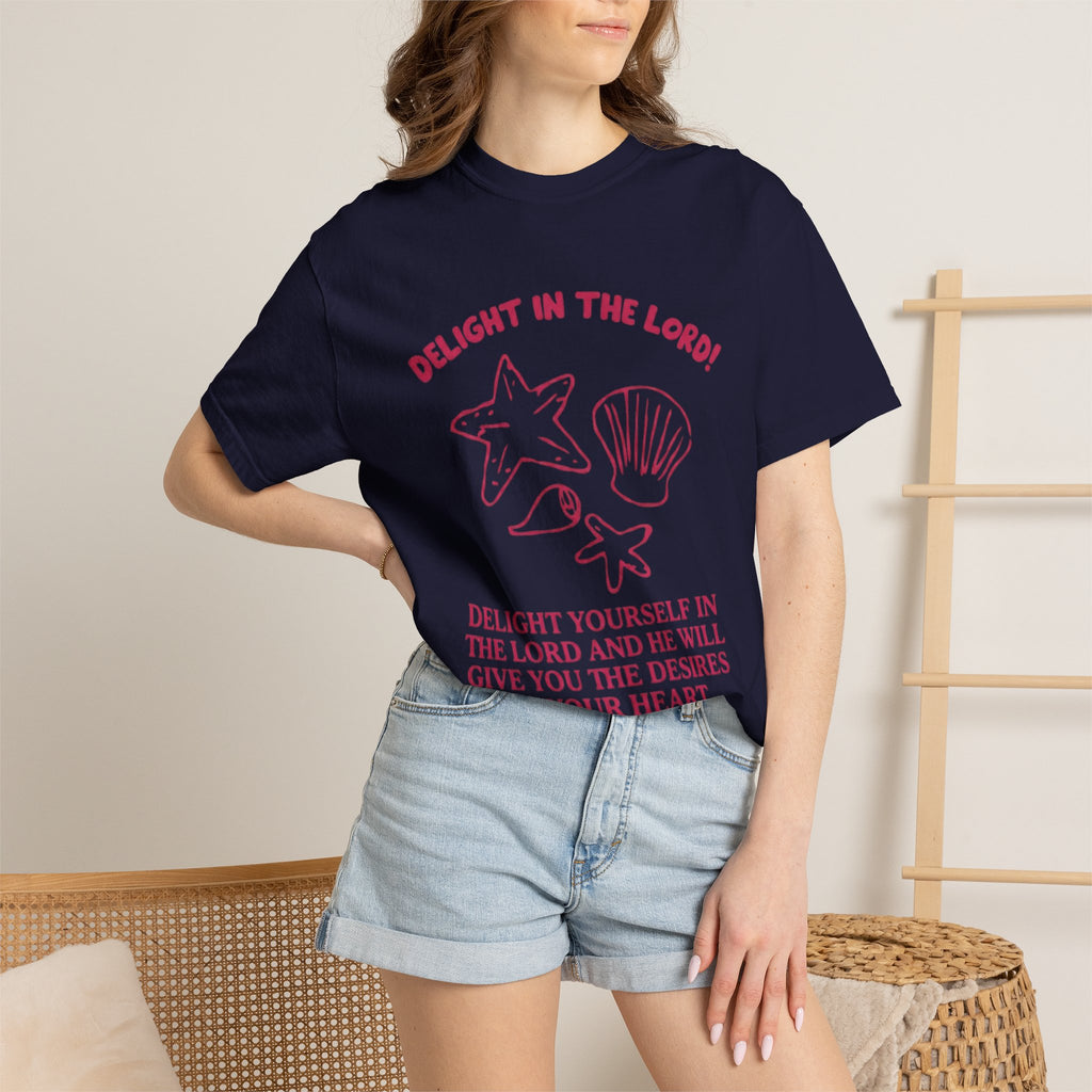 Clothed In Christ T‑Shirt —Delight In The Lord Tee Printify