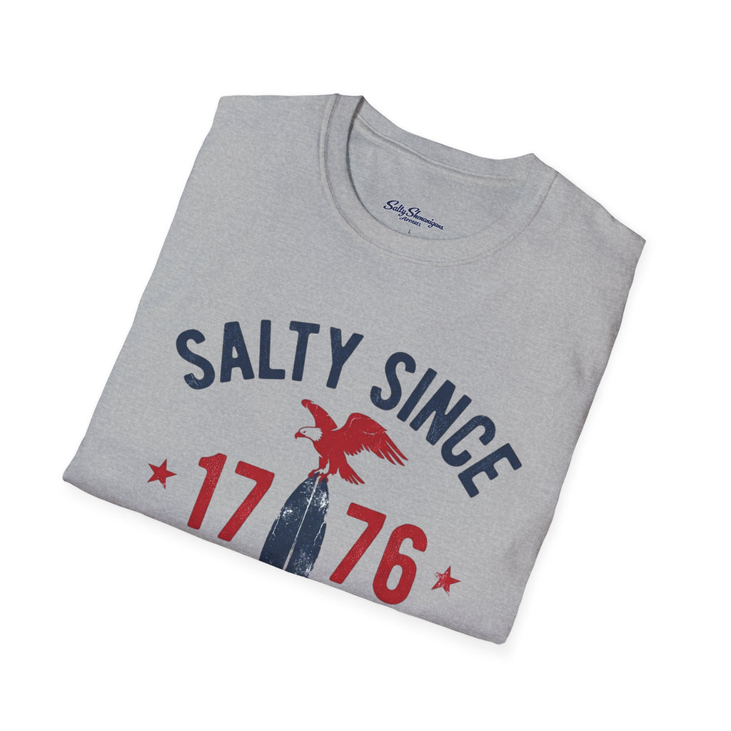 Salty Since 1776 Salty Shenanigans Apparel  T-Shirt Printify