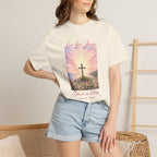 Clothed In Christ -Faith Cross T-Shirt — "Live for Jesus / Clothed in Christ" Christian Graphic Tee Printify