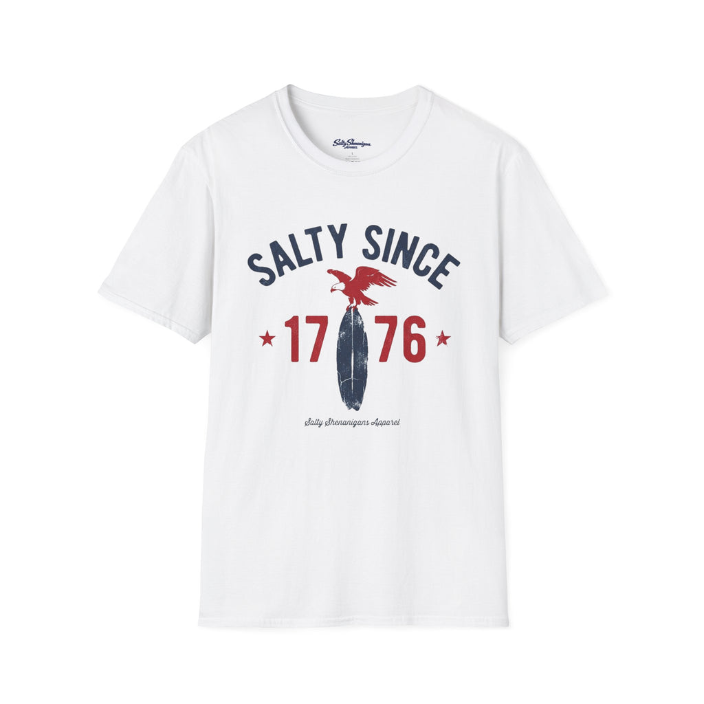 Salty Since 1776 Salty Shenanigans Apparel  T-Shirt Printify