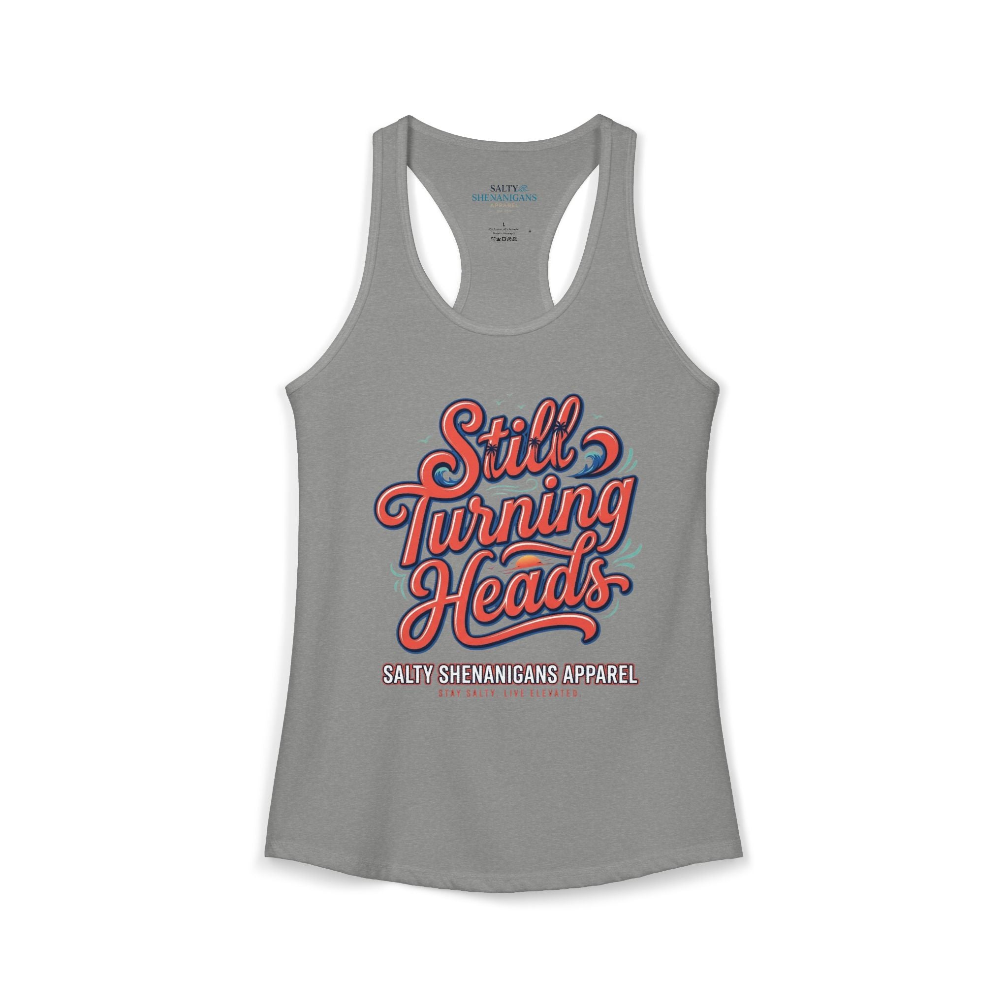 Still Turning Heads Women's Tank Top | Funny Beach Tank Printify