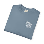 Jesus Saves T-Shirt — Minimal Embossed Religious Tee Printify