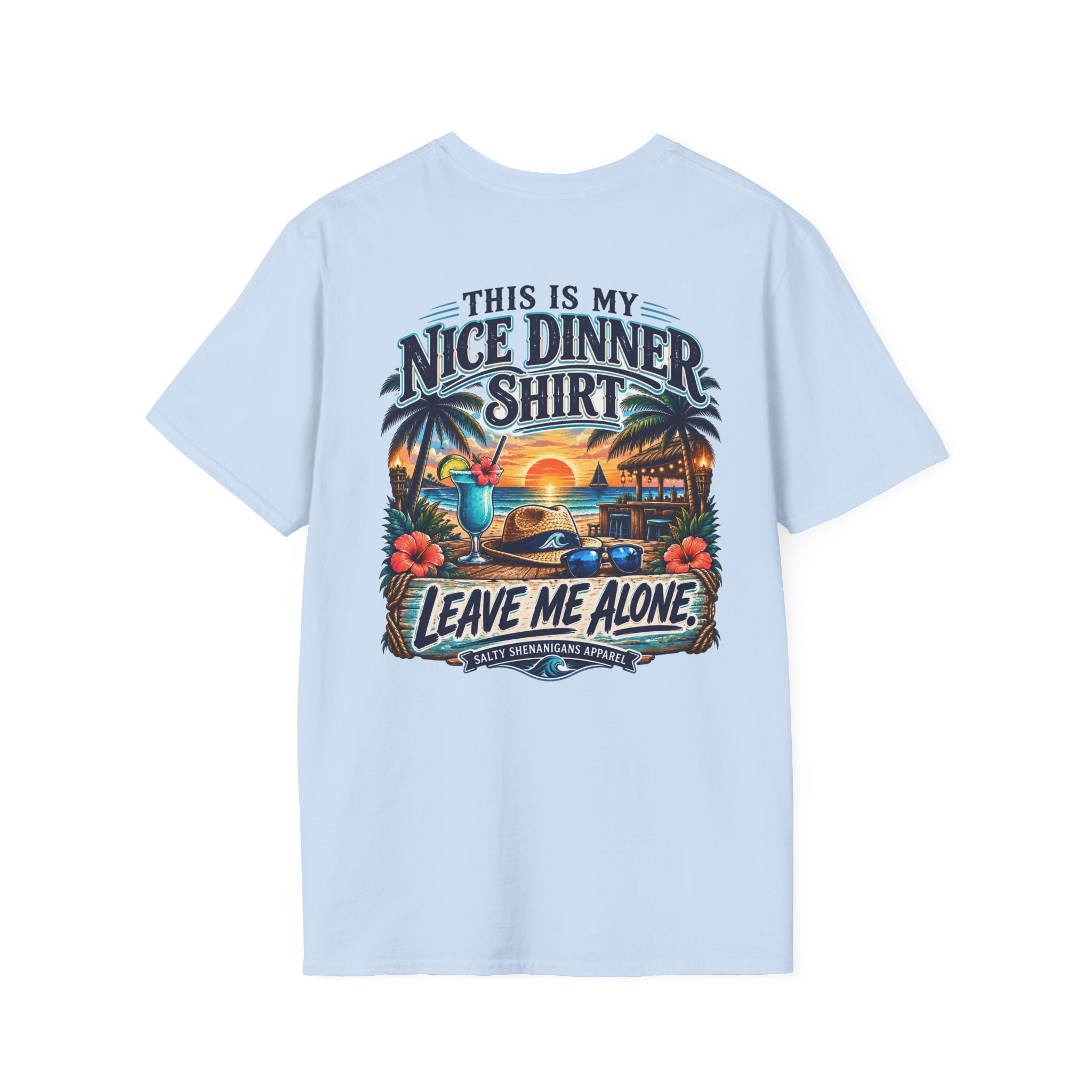 This Is My Nice Dinner Shirt Leave Me Alone Tee Printify