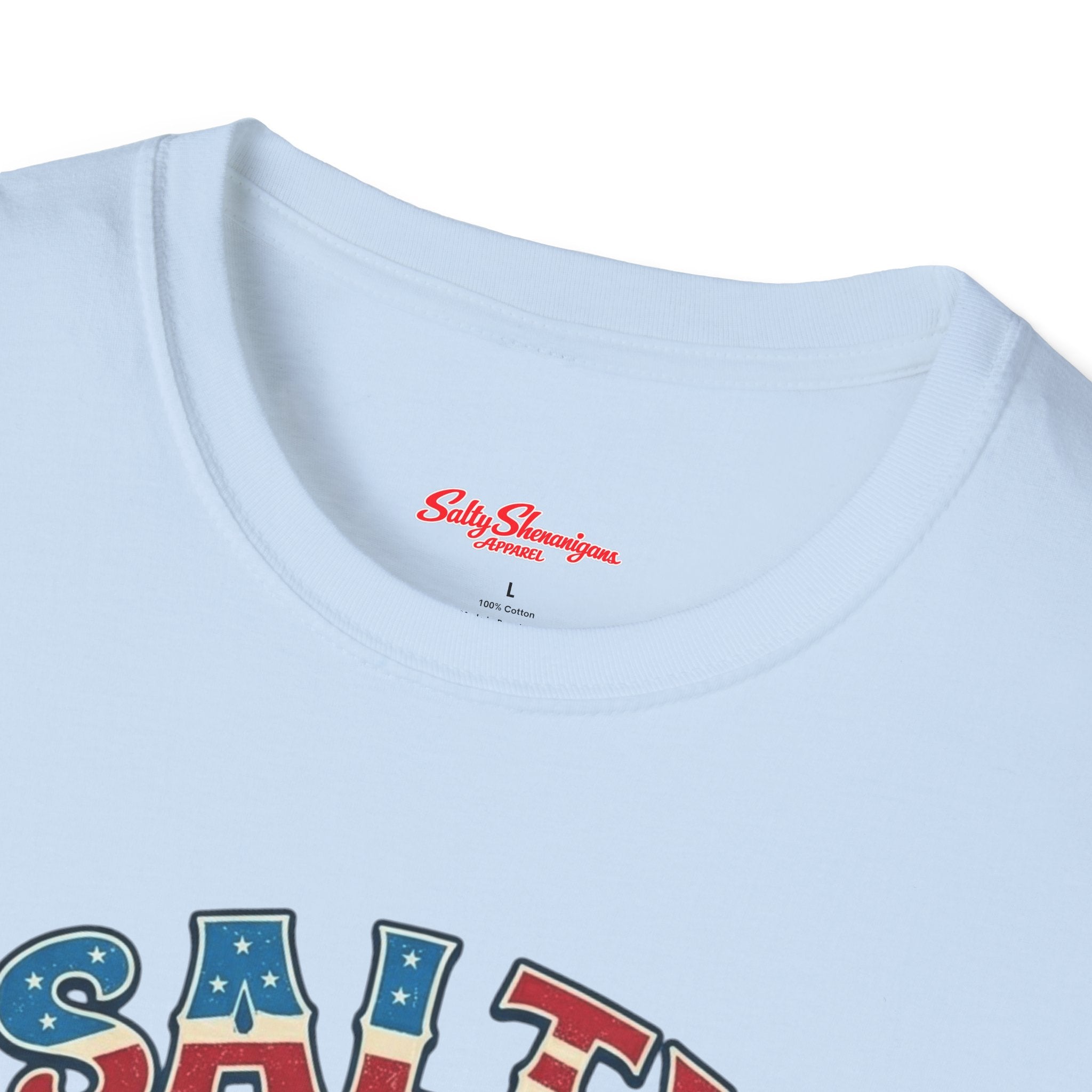 Salty Shenanigans Apparel Beach T-Shirt Printify