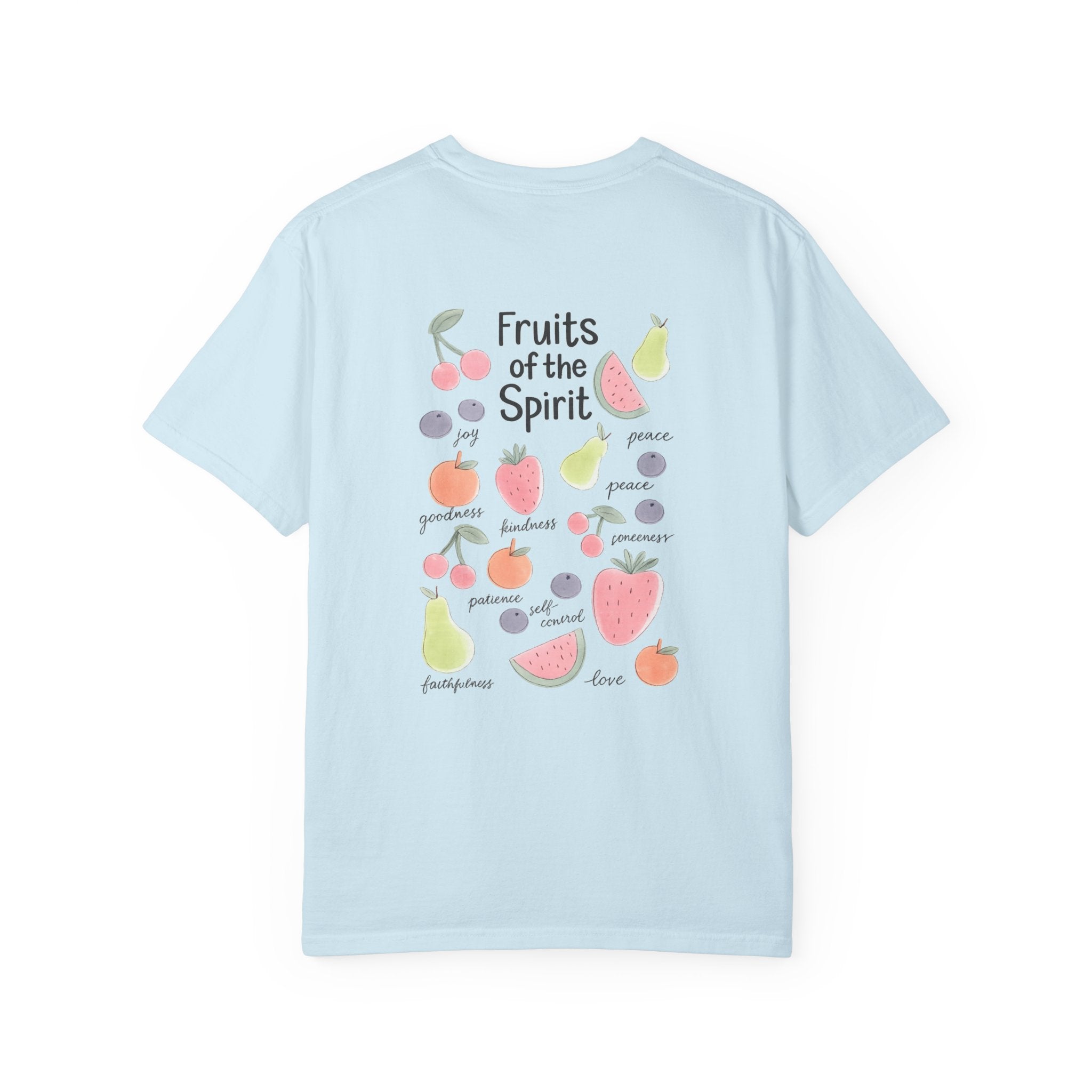 Fruits of the Spirit T‑Shirt — Colorful Fruit Faith Graphic Tee Printify