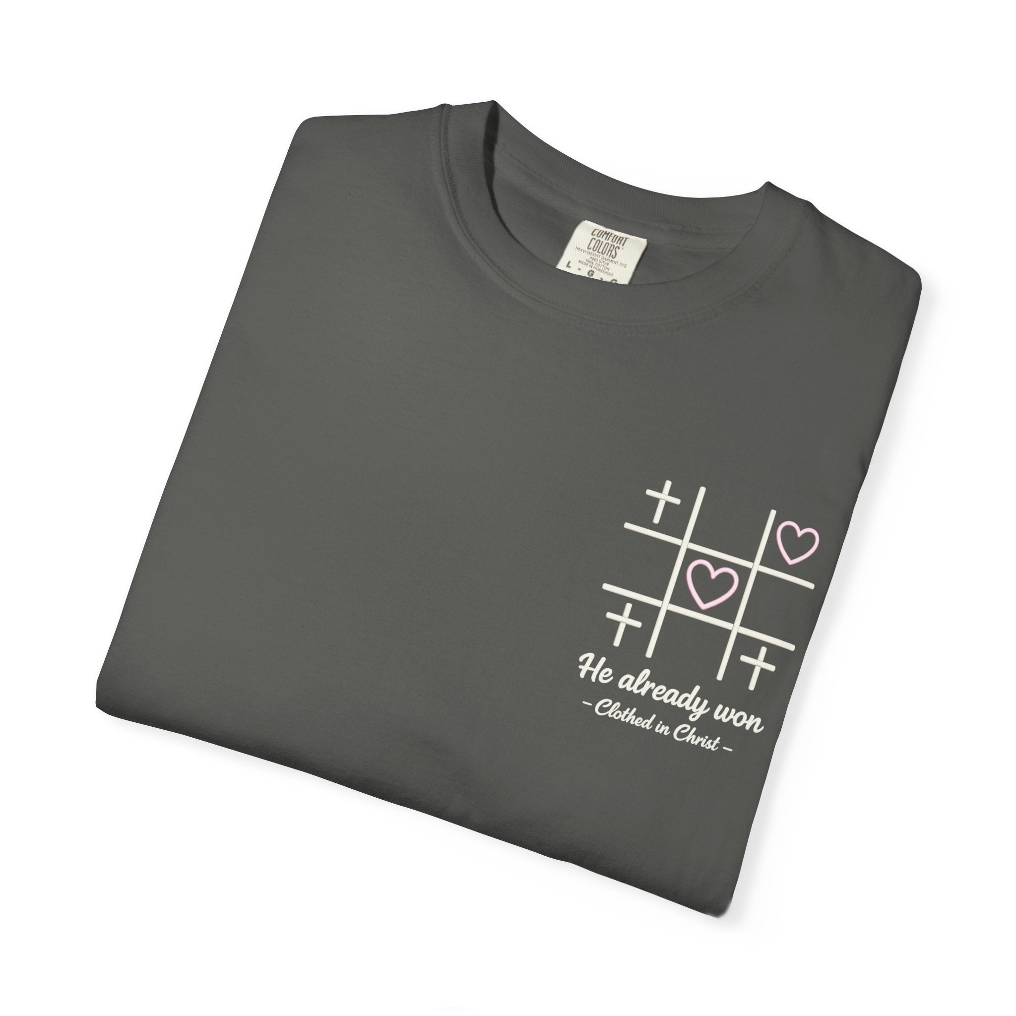 Minimal Heart Tic-Tac-Toe T-Shirt Printify