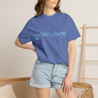 Clothed in Christ Coastal T-Shirt- Blue Print Printify