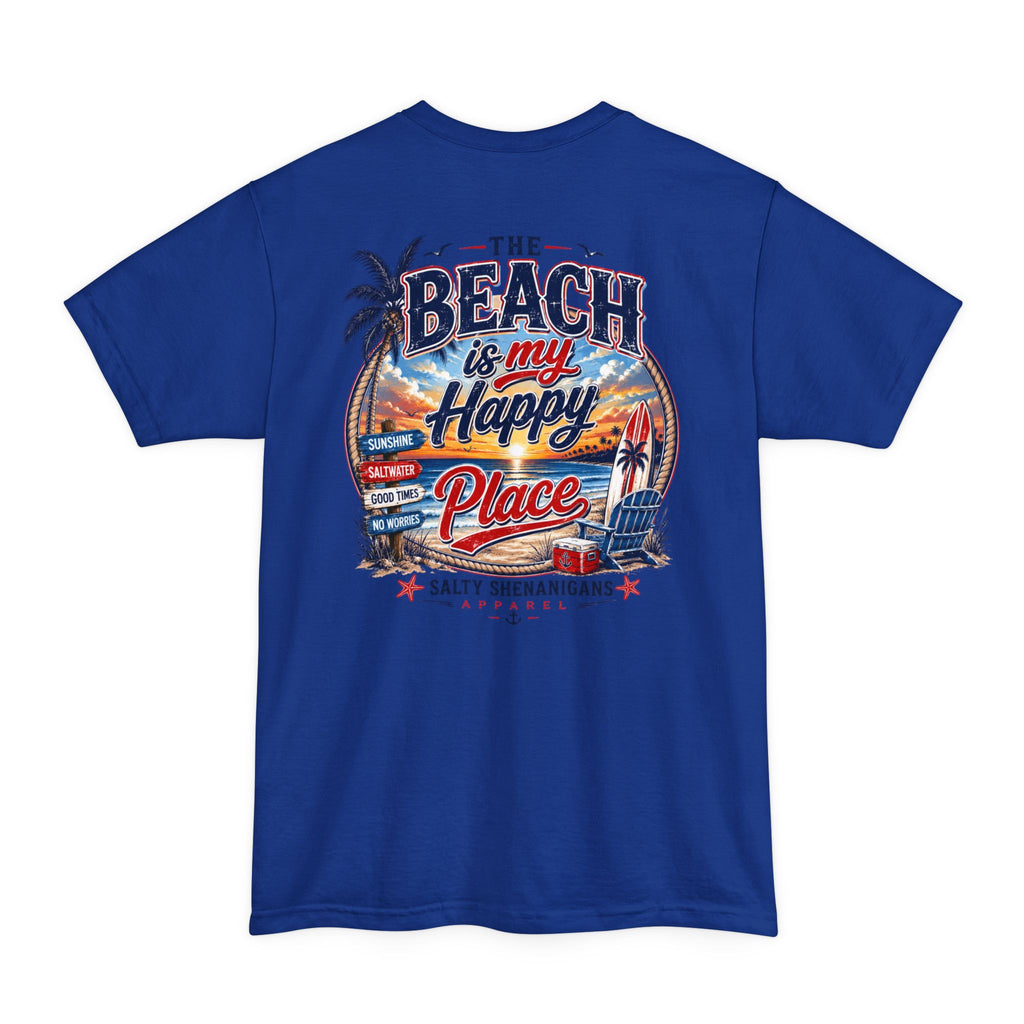 Beach Is My Happy Place Tall Tee Printify