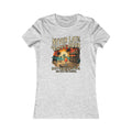 Women's Never Late to Happy Hour  Bella+Canvas Coastal Vacation Tee Printify