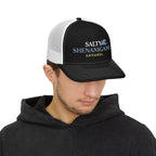 Salty Shenanigans Apparel Snapback Trucker Cap | Premium Coastal Beach Hat | Adjustable Mesh Baseball Cap Printify