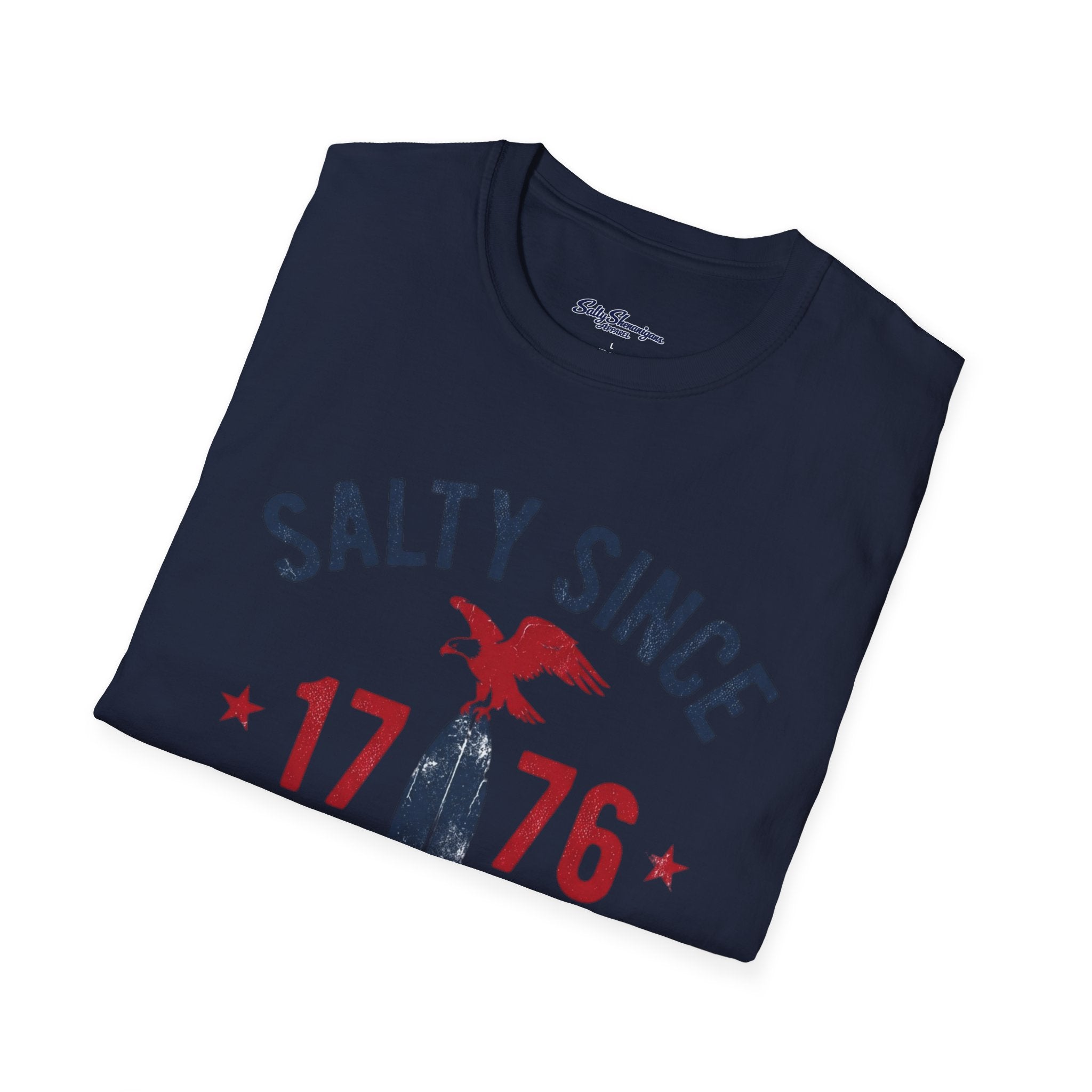 Salty Since 1776 Salty Shenanigans Apparel  T-Shirt Printify