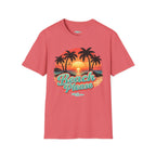Salty Shenanigans Apparel Beach Please Sunset T-Shirt Printify