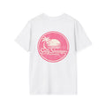 Salty Shenanigans Sunset Palm Pink T-Shirt Printify