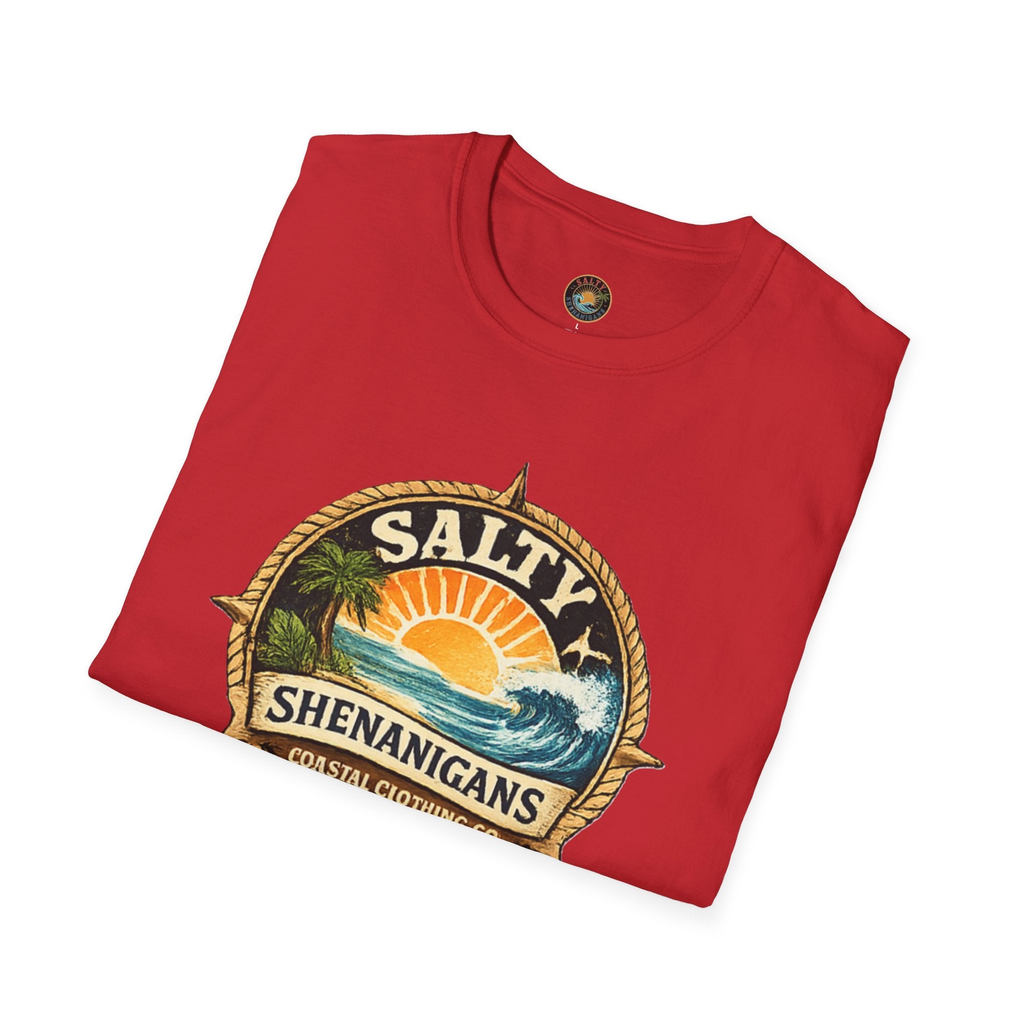 Salty Shenanigans T-Shirt — Coastal Tiki Beach Vibes