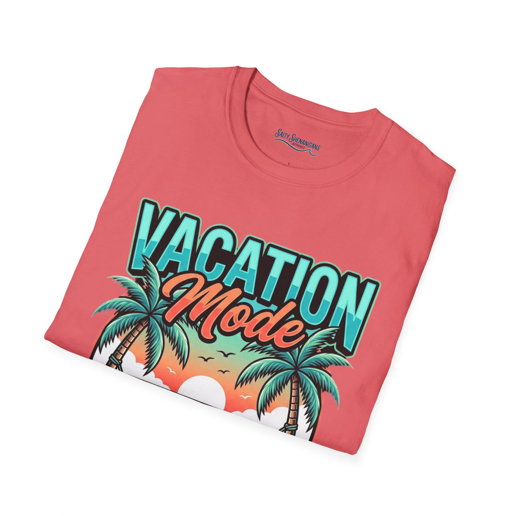 Vacation Mode Sunset Hammock Beach Tee Printify