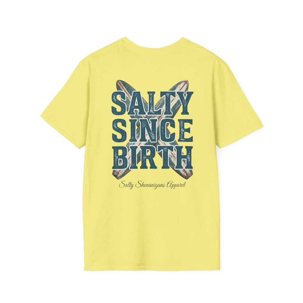 Salty Since Birth Salty Shenanigans Apparel  T-Shirt Printify