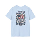 Salty Shenanigans Apparel America 250 Beach Palm T-Shirt Printify