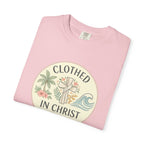 Clothed in Christ Graphic T-Shirt — Christian Faith Tee Printify