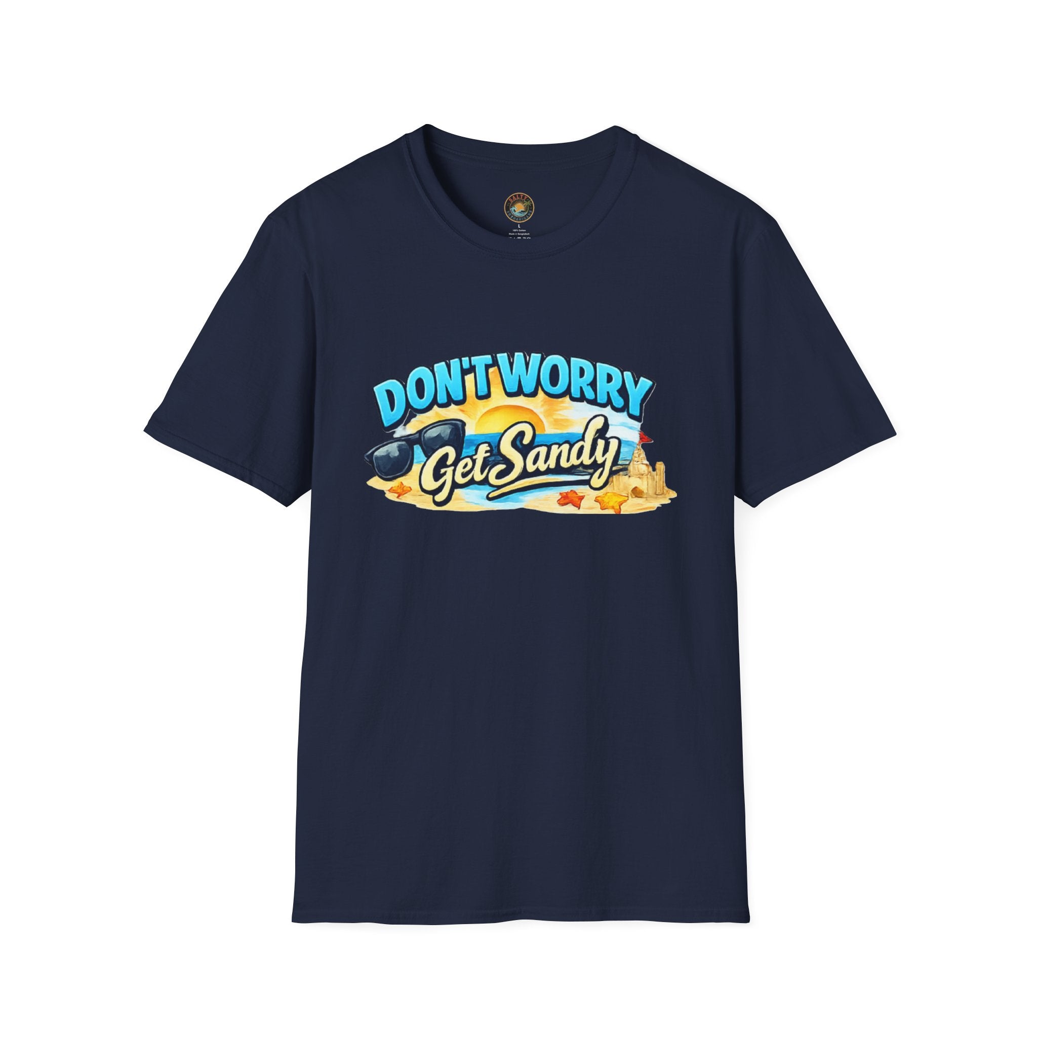 Don't Worry, Get Sandy T-Shirt | Salty Shenanigans Funny Beach Tee