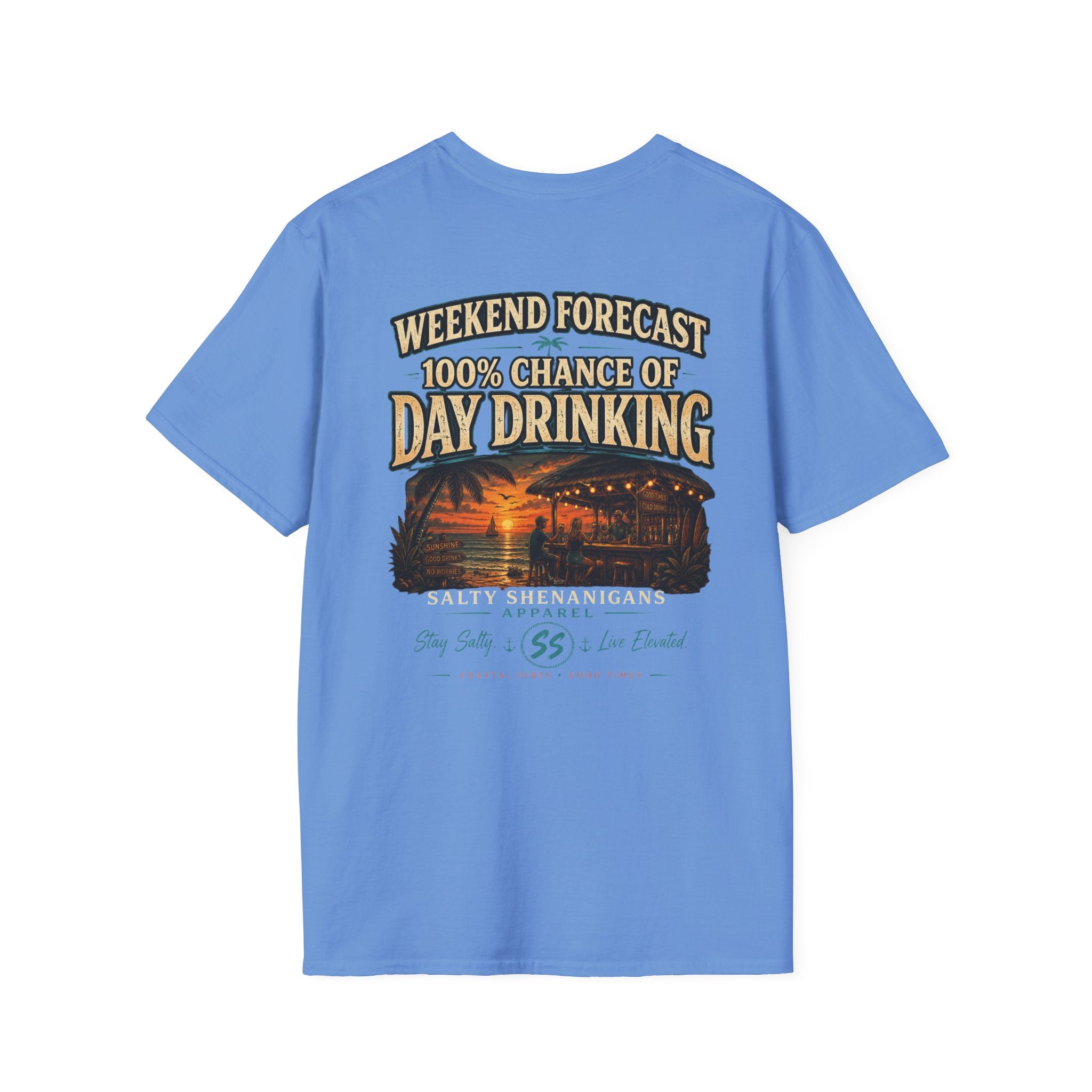 Weekend Forecast: 100% Chance of Day Drinking Tee Printify