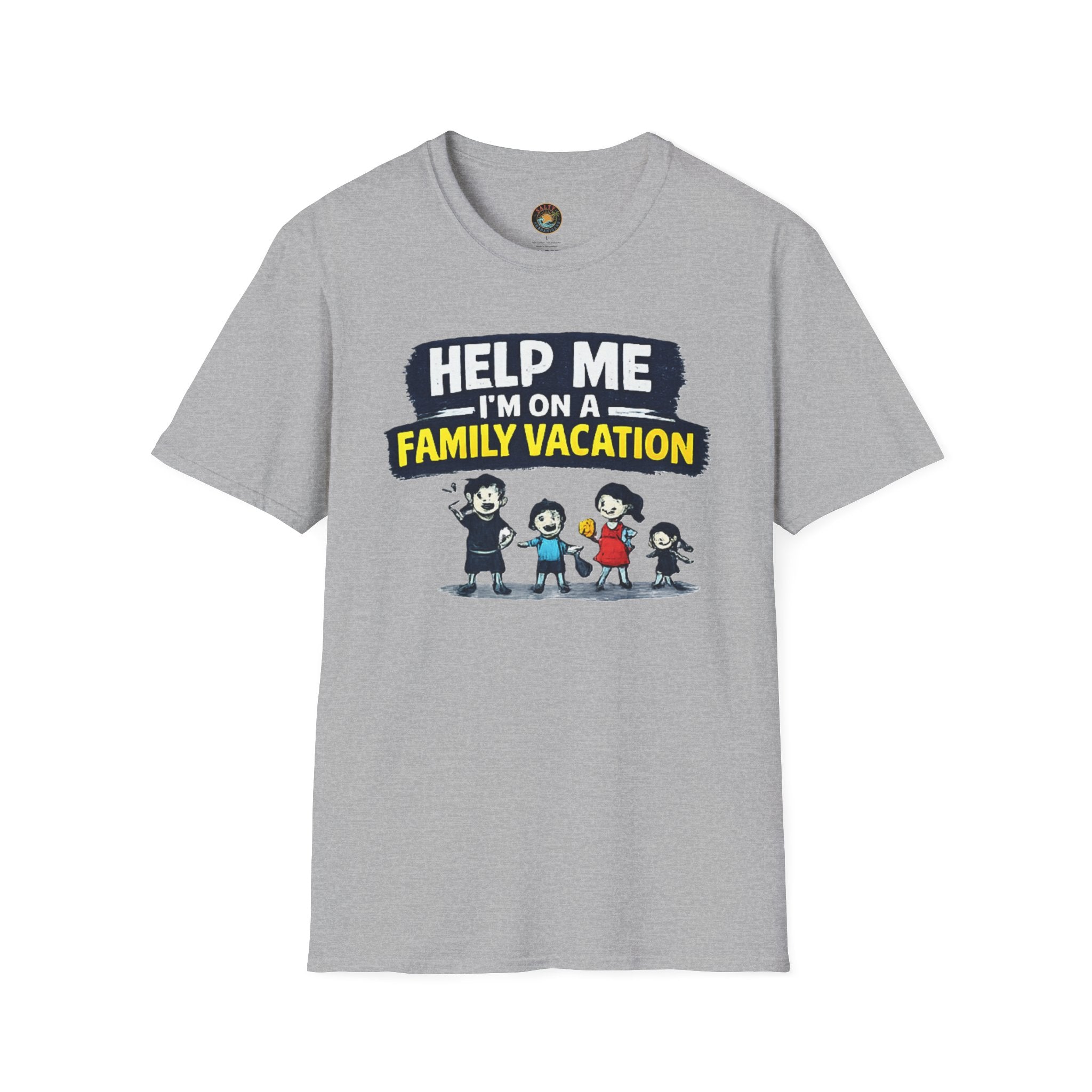 Help Me!! Family Vacation T-Shirt | Salty Shenanigans Funny Vacation Tee