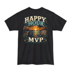 Happy Hour MVP Beach Bar Graphic Tall T-Shirt | Hanes Beefy-T Tall Tee Printify