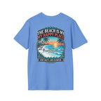 The Beach Is My Happy Place T-Shirt | Premium Coastal Graphic Tee Printify