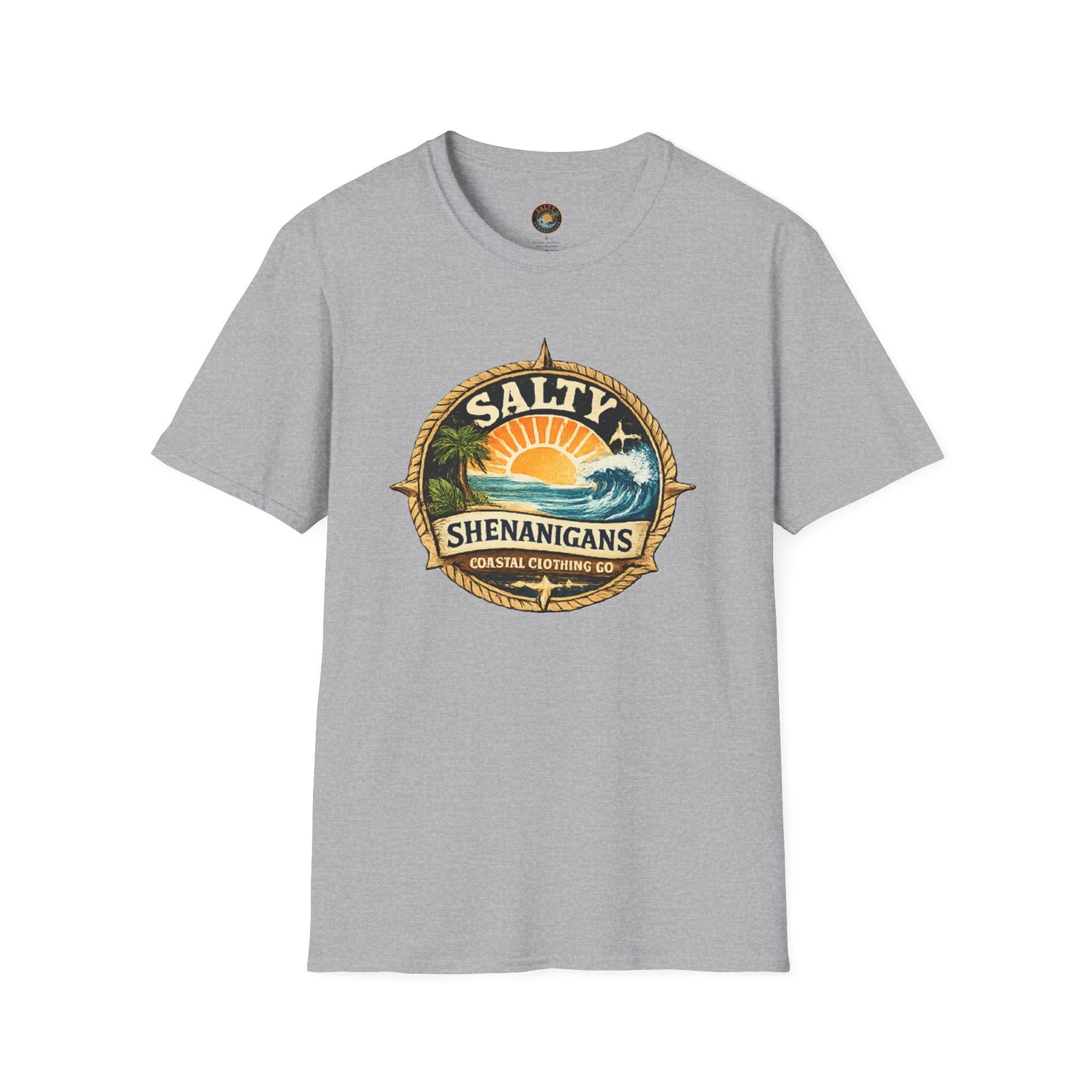Salty Shenanigans T-Shirt — Coastal Tiki Beach Vibes