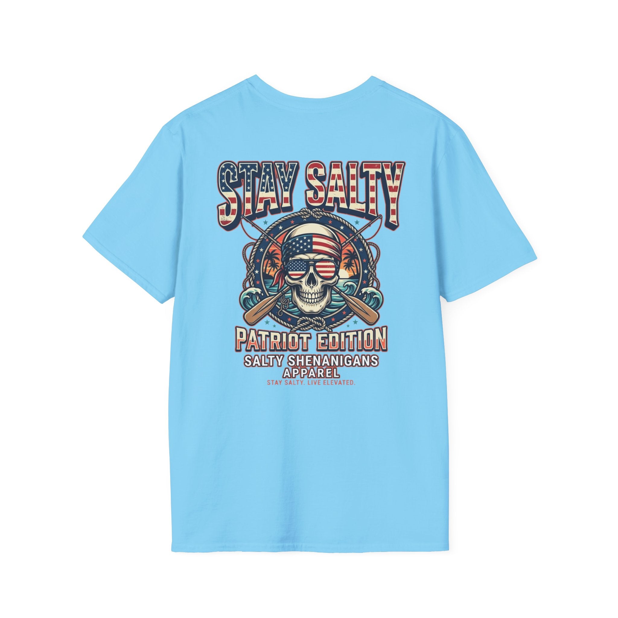 Stay Salty Patriot Edition Patriotic Beach Tee Printify