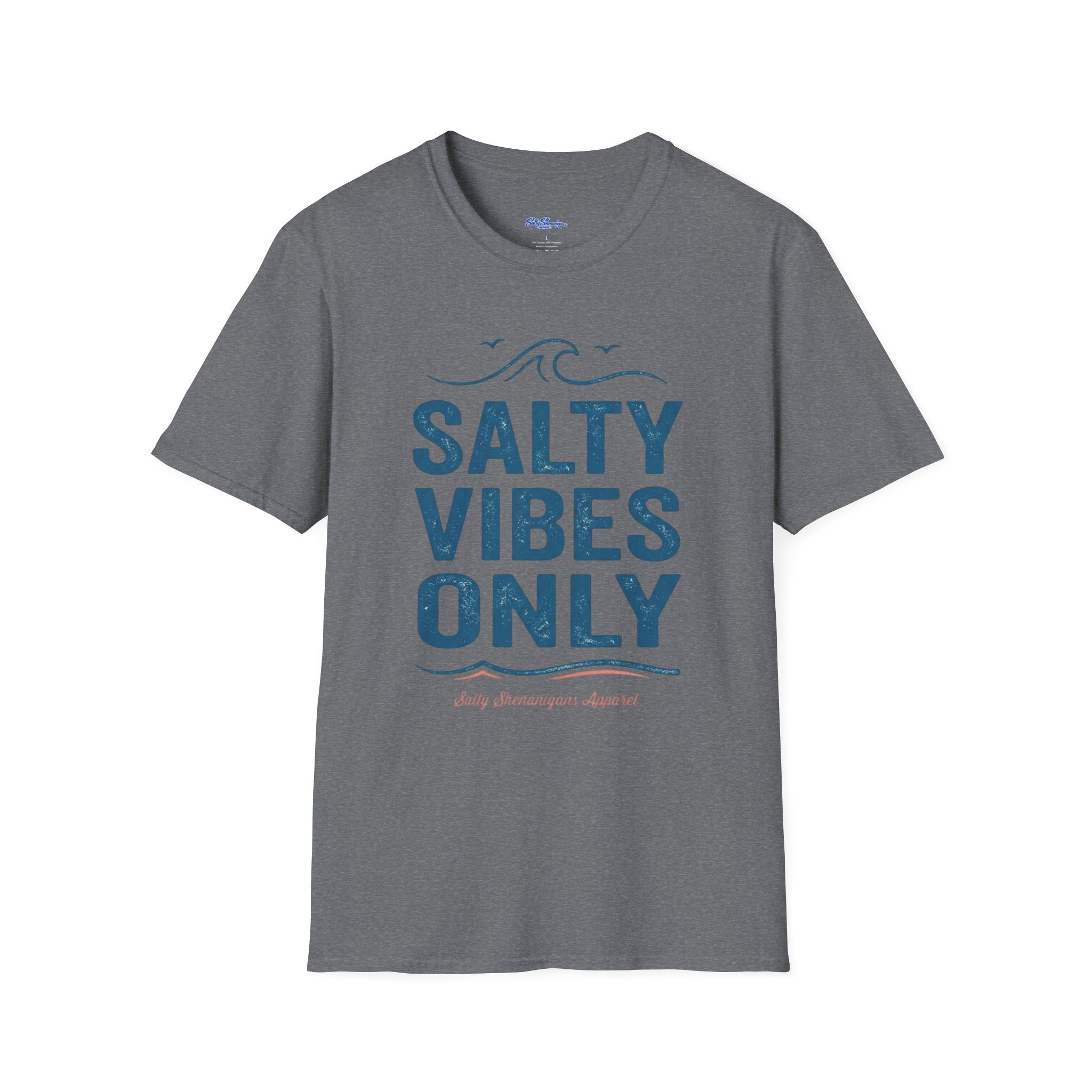 Salty Shenanigans Apparel Salty Vibes Only T-Shirt Printify
