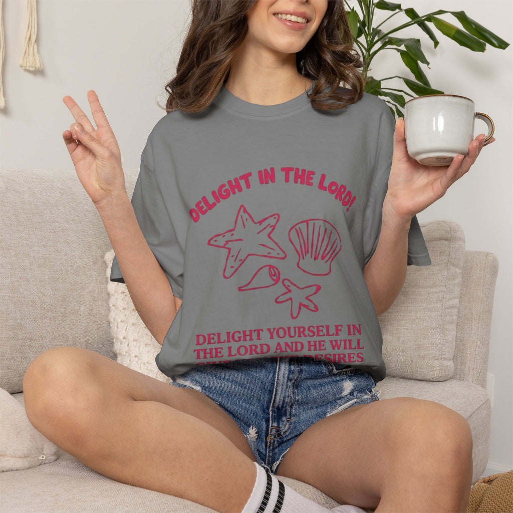 Clothed In Christ T‑Shirt —Delight In The Lord Tee Printify