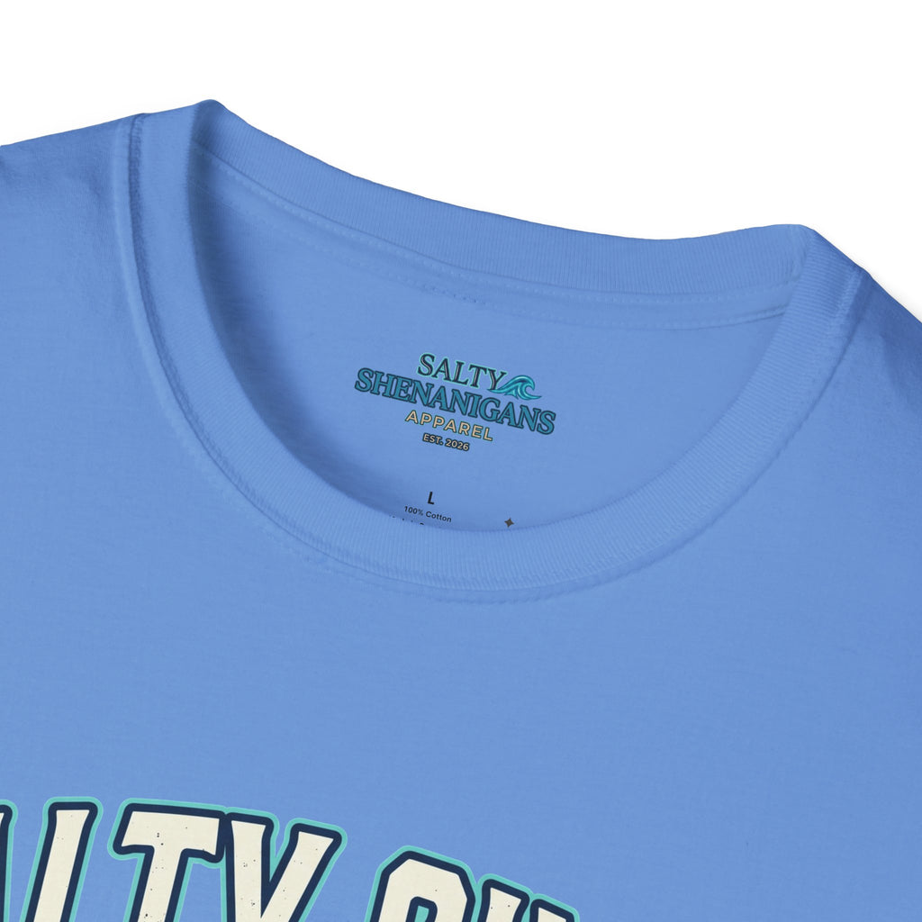 Salty Since 1776 Eagle Surfboard Patriotic Beach Shirt Printify