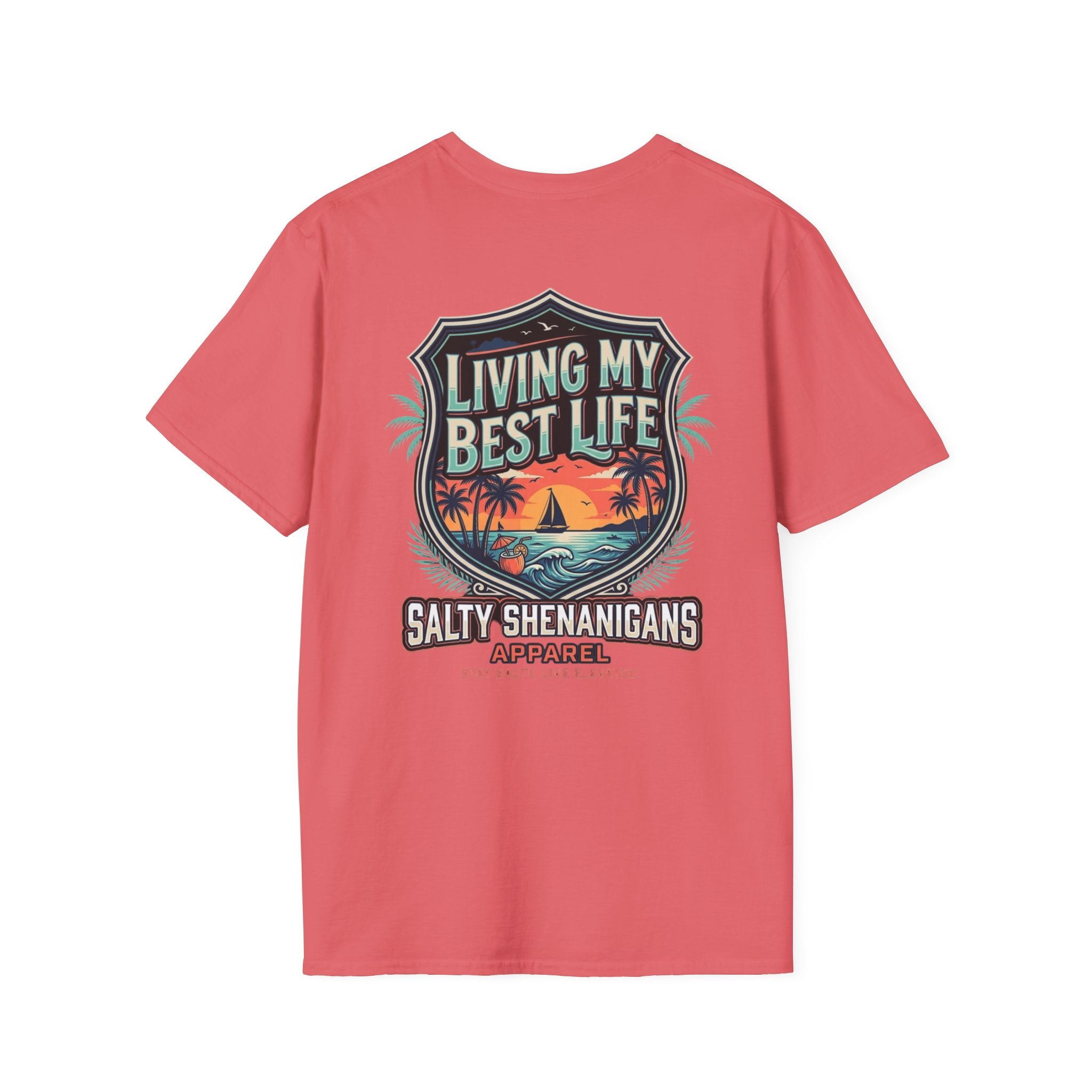 Living My Best Life Shirt | Beach Vacation Tee Printify