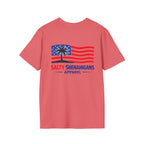 Salty Shenanigans Apparel USA Flag Palm T-Shirt Printify