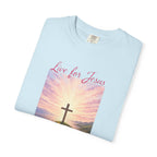 Clothed In Christ -Faith Cross T-Shirt — "Live for Jesus / Clothed in Christ" Christian Graphic Tee Printify