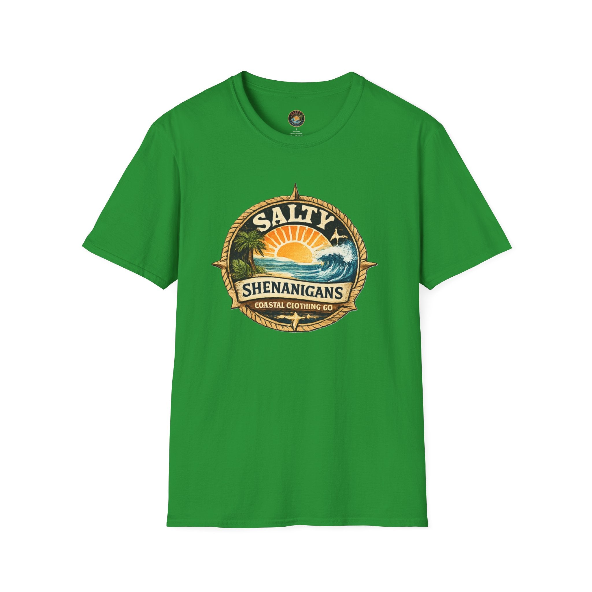 Salty Shenanigans T-Shirt — Coastal Tiki Beach Vibes