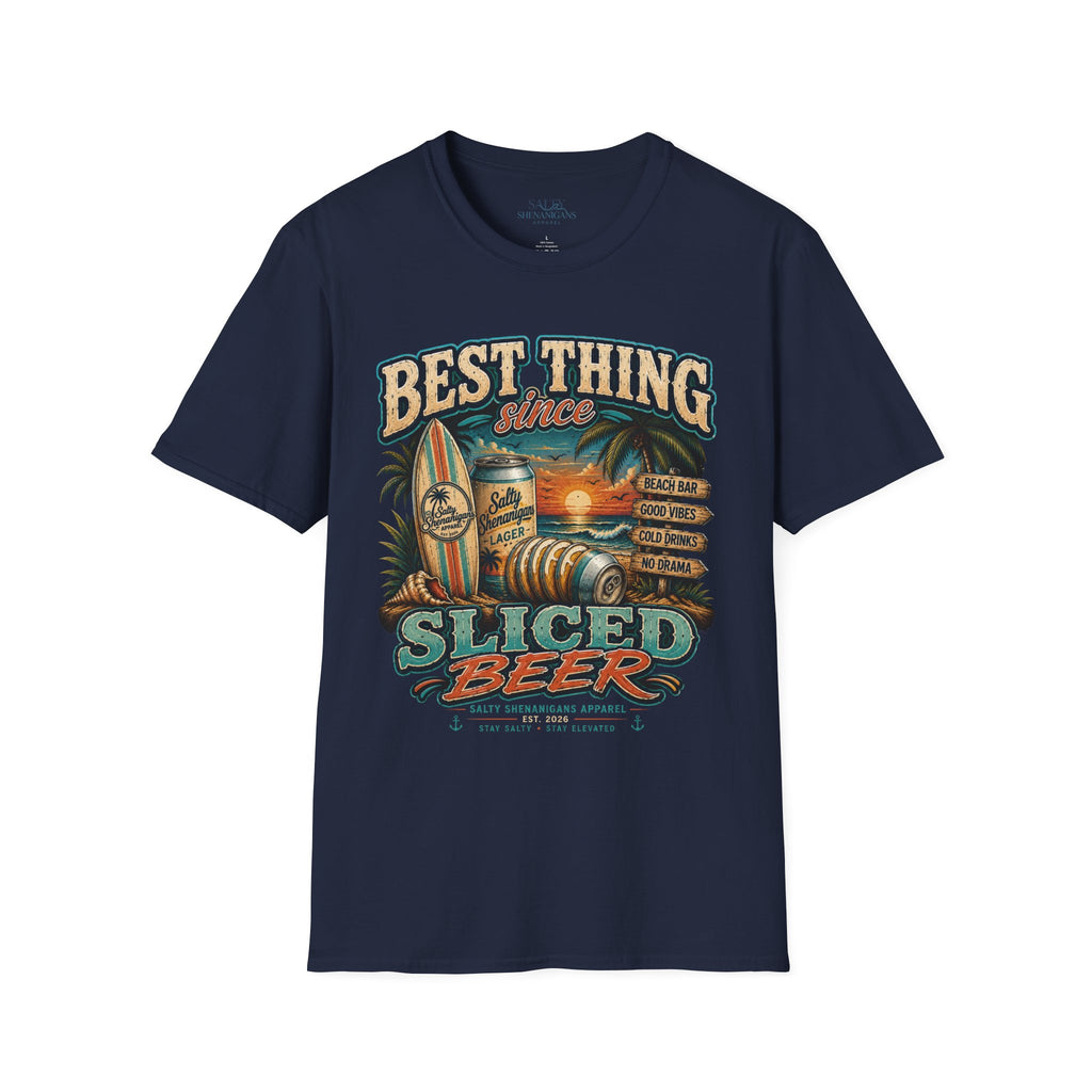 Best Thing Since Sliced Beer T-Shirt | Funny Beach Beer Shirt Printify