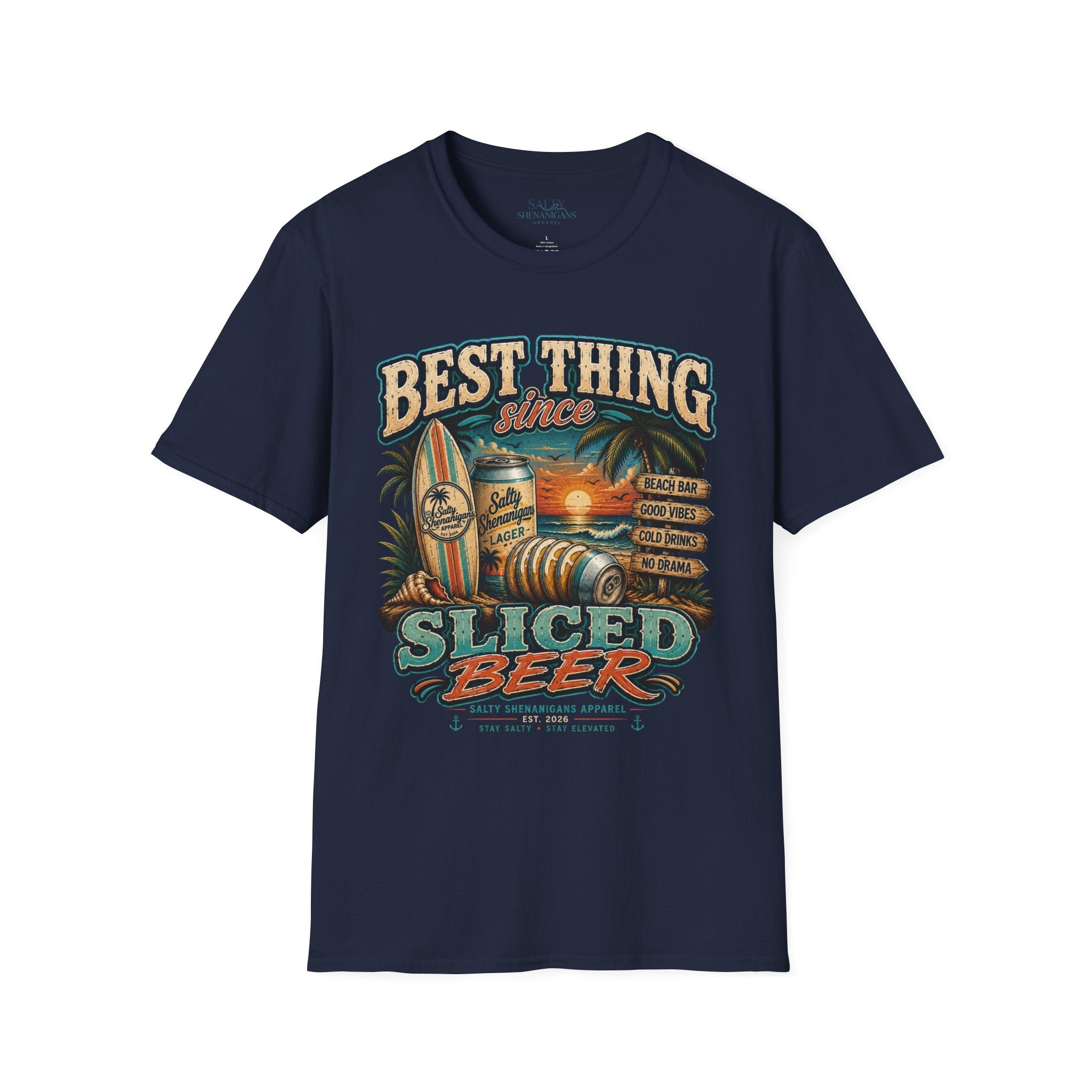 Best Thing Since Sliced Beer T-Shirt | Funny Beach Beer Shirt Printify
