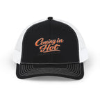 Coming In Hot Snapback Trucker Cap — Salty Shenanigans Apparel Printify