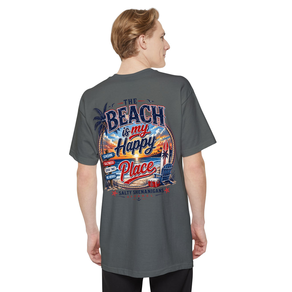 Beach Is My Happy Place Tall Tee Printify