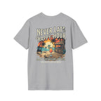Never Late To Happy Hour Coastal Graphic Tee | Salty Shenanigans Apparel Printify