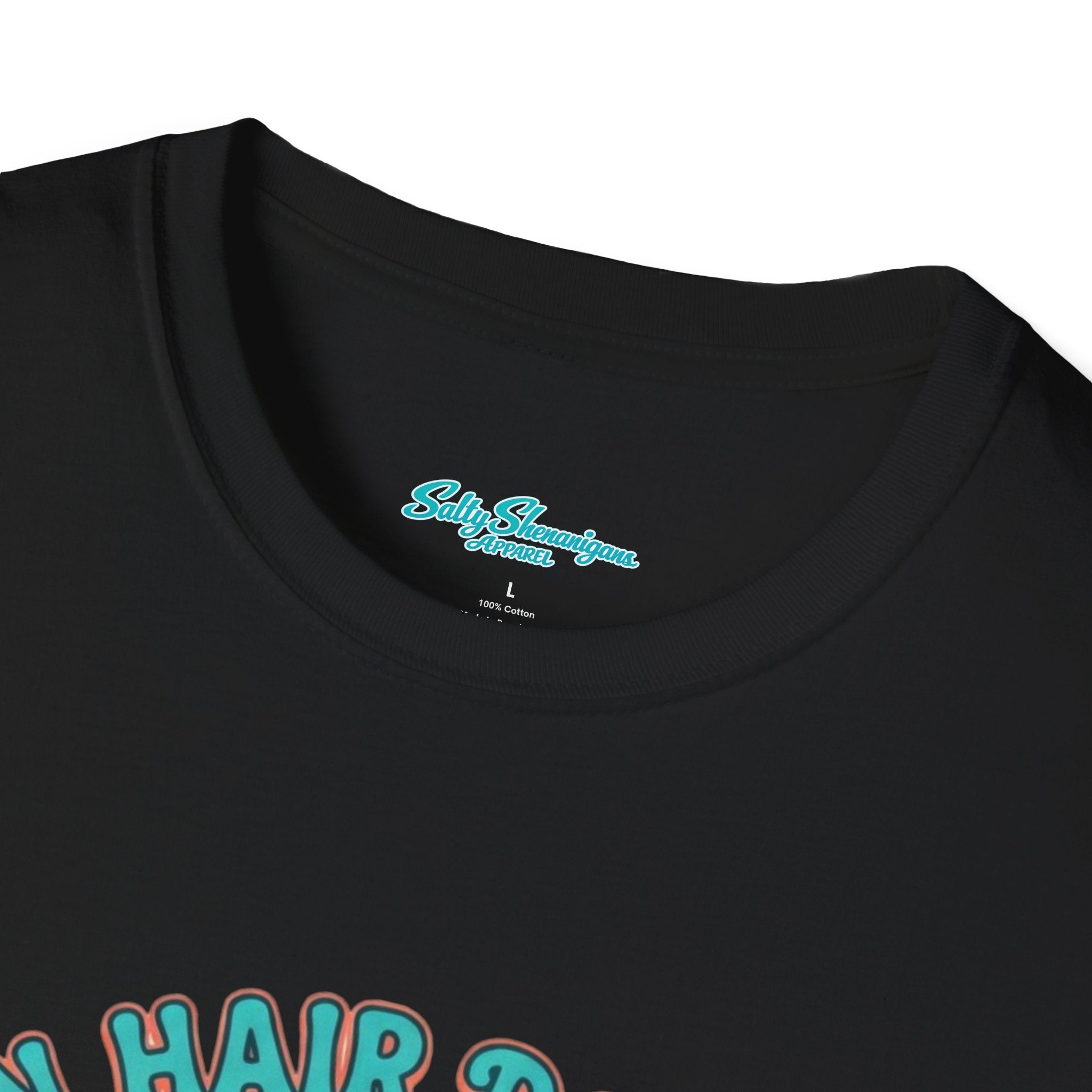 Ocean Hair Don't Care Salty Shenanigans Apparel  T-Shirt Printify