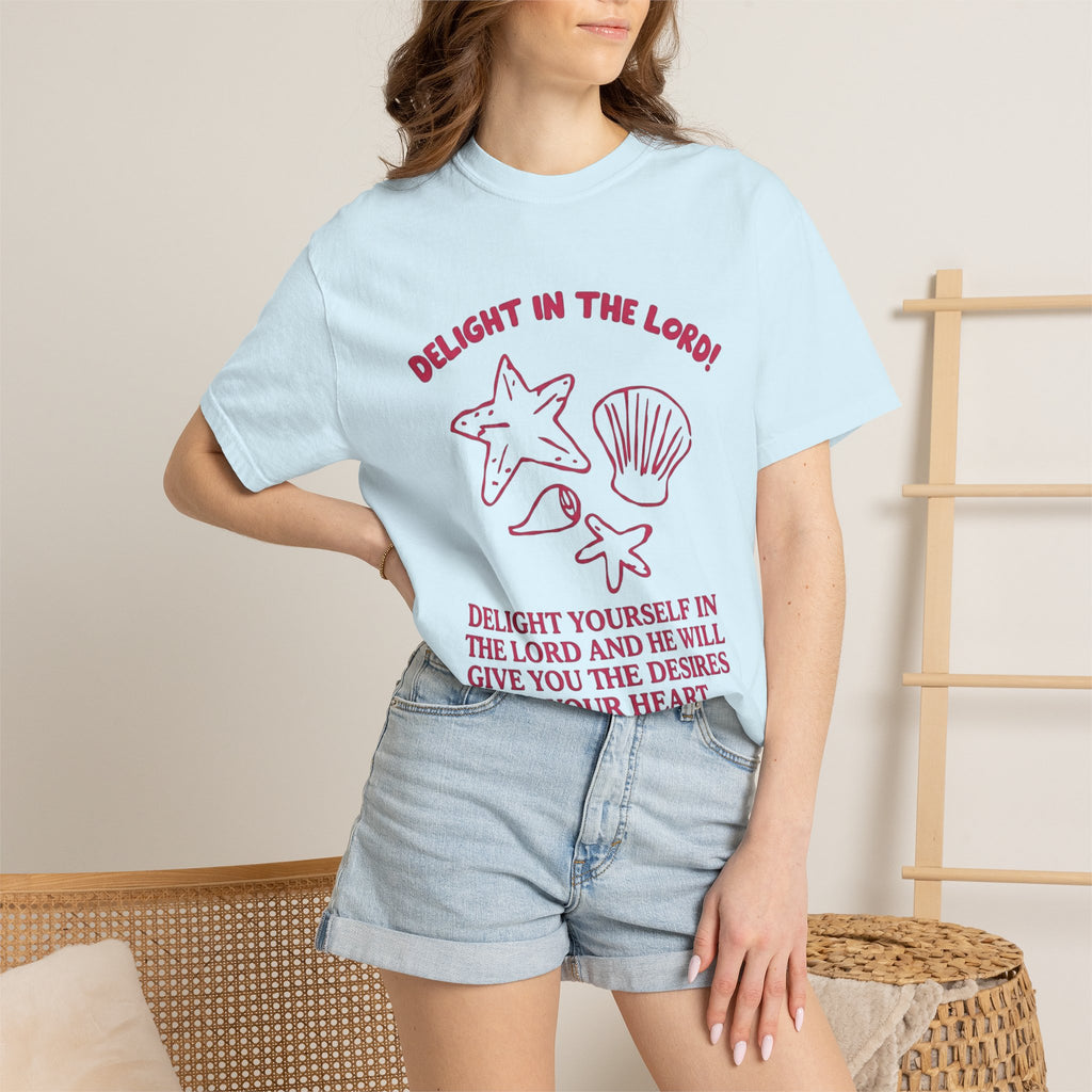 Clothed In Christ T‑Shirt —Delight In The Lord Tee Printify