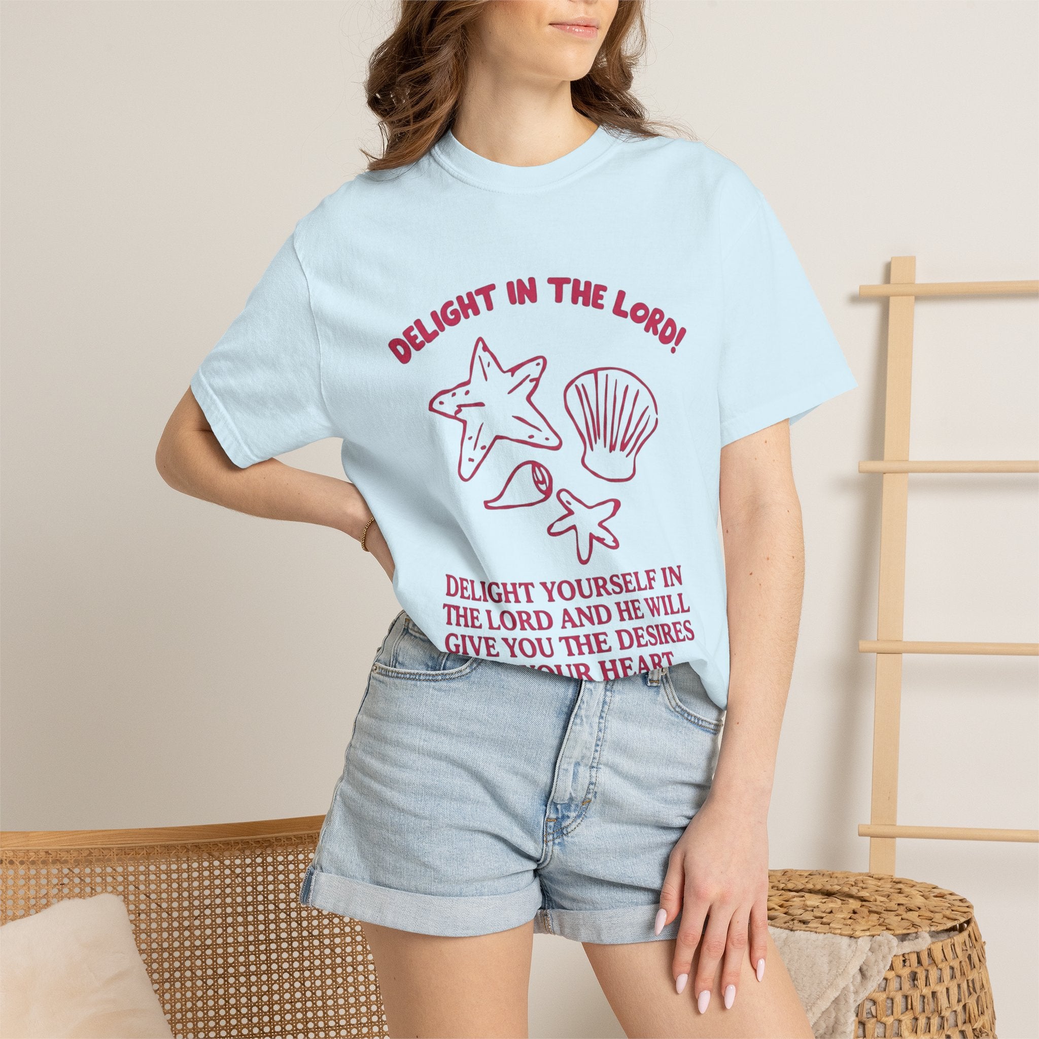 Clothed In Christ T‑Shirt —Delight In The Lord Tee Printify