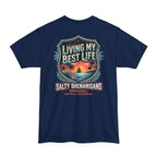 Living My Best Life Shirt | Beach Vacation Tall Tee Printify