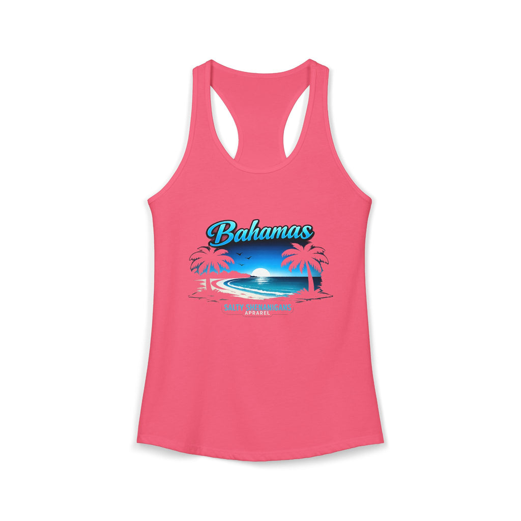 Women's Salty Shenanigans Bahamas Racerback Tank Printify