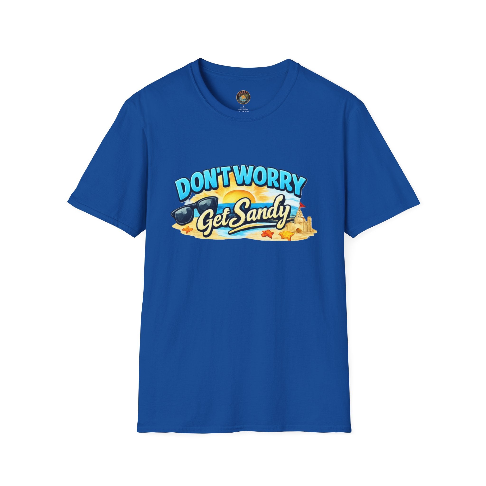 Don't Worry, Get Sandy T-Shirt | Salty Shenanigans Funny Beach Tee