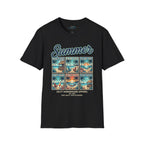 Summer Vintage Beach Postcard Graphic T-Shirt Printify